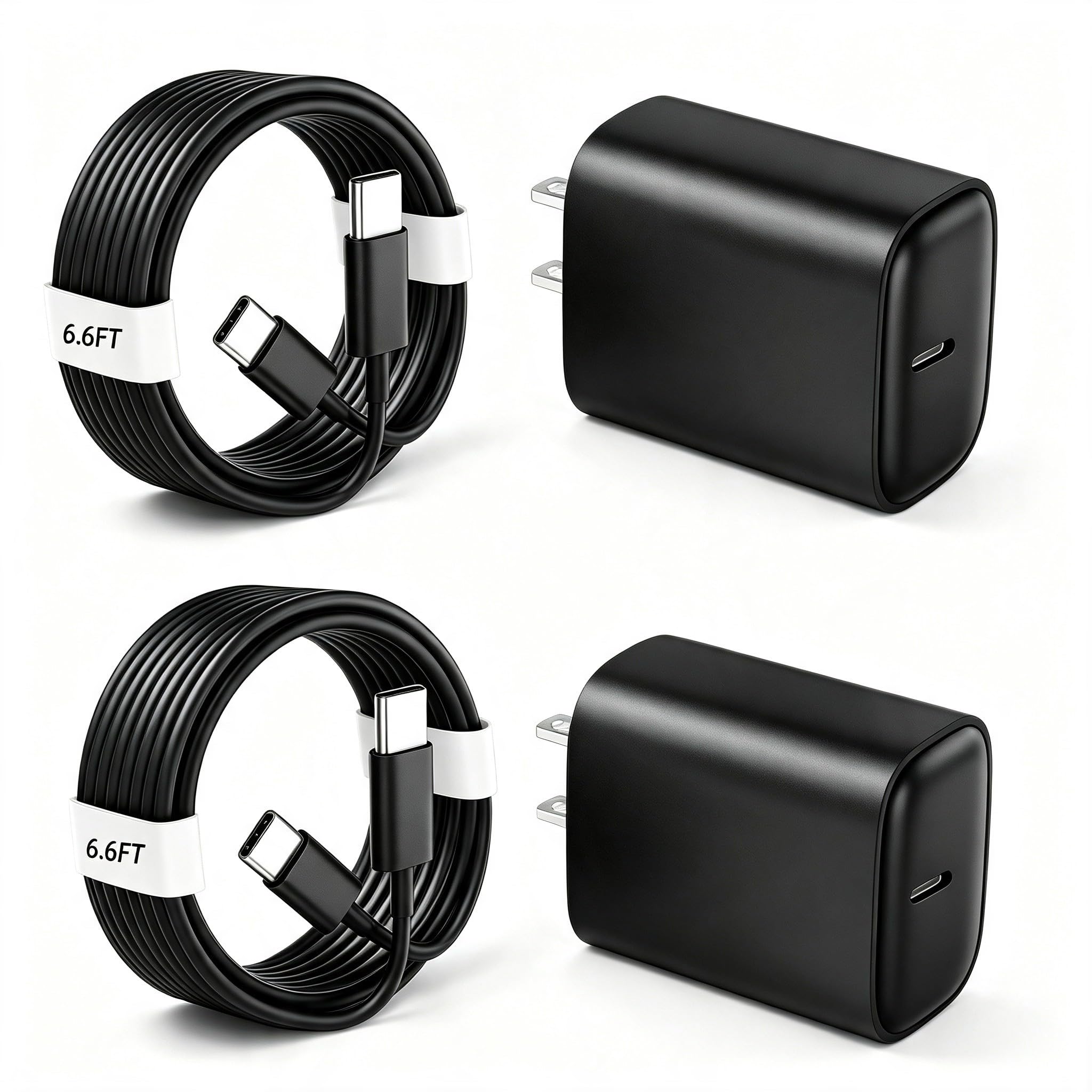 Phone 18 17 16 Pro Max Charger Fast Charging, 20W Phone Duo USB C Charger