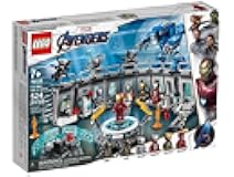 LEGO Marvel Avengers Iron Man Hall of Armor 76125 Building Kit, Tony Stark Iron Man Suit Action Figures (524 Pieces)