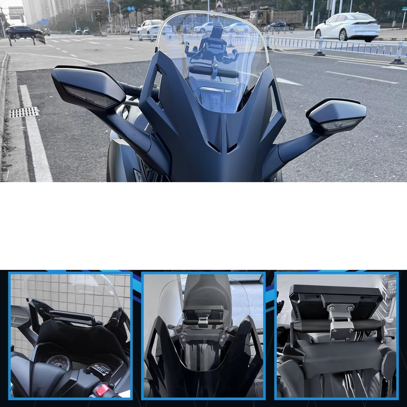 Navegación Motocicleta Soporte para Forza350 para NSS350 2021-2024
