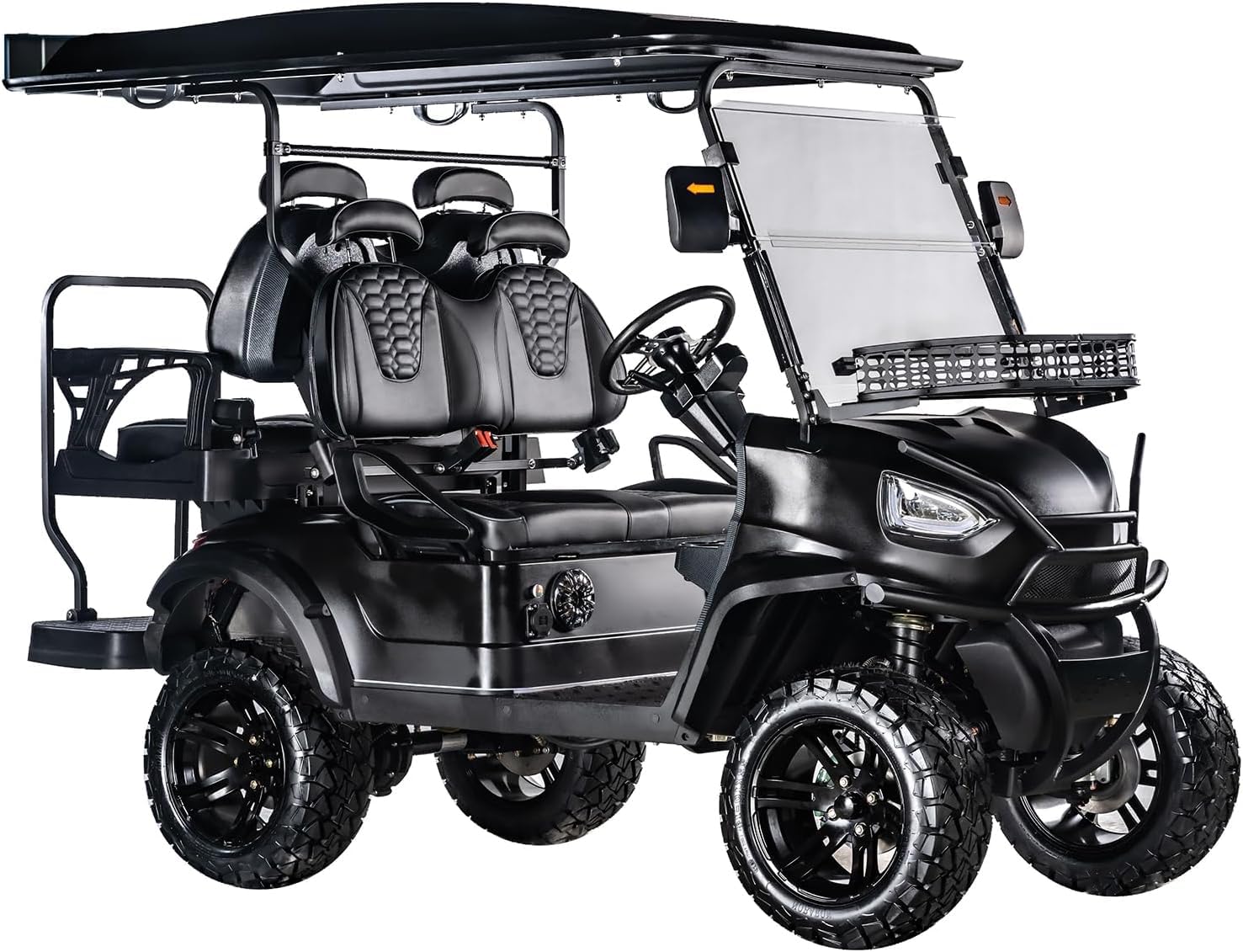 StandbyMe Golf Cart, Powerful 5000-Watt Electric Motor 4 seat Electric Golf Cart, Built in 48V Battery Golf Utility Buggy, Suitable for Golf, Hunting, Scenic Spots, Hotels, Beaches, Schools and Farms
