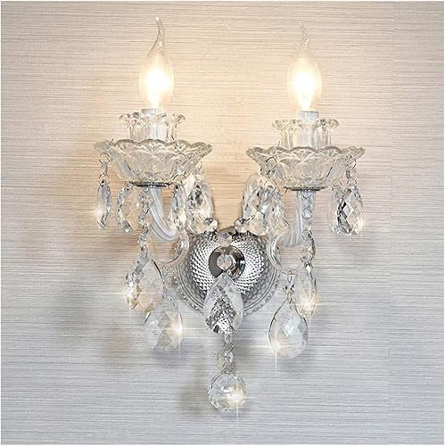 Miniatura 4 de Candelabro, Candelabros de cristal modernos Candelabros de luz blanca para decoración del hogar, lámpara colgante de cristal, lámparas de comedor
