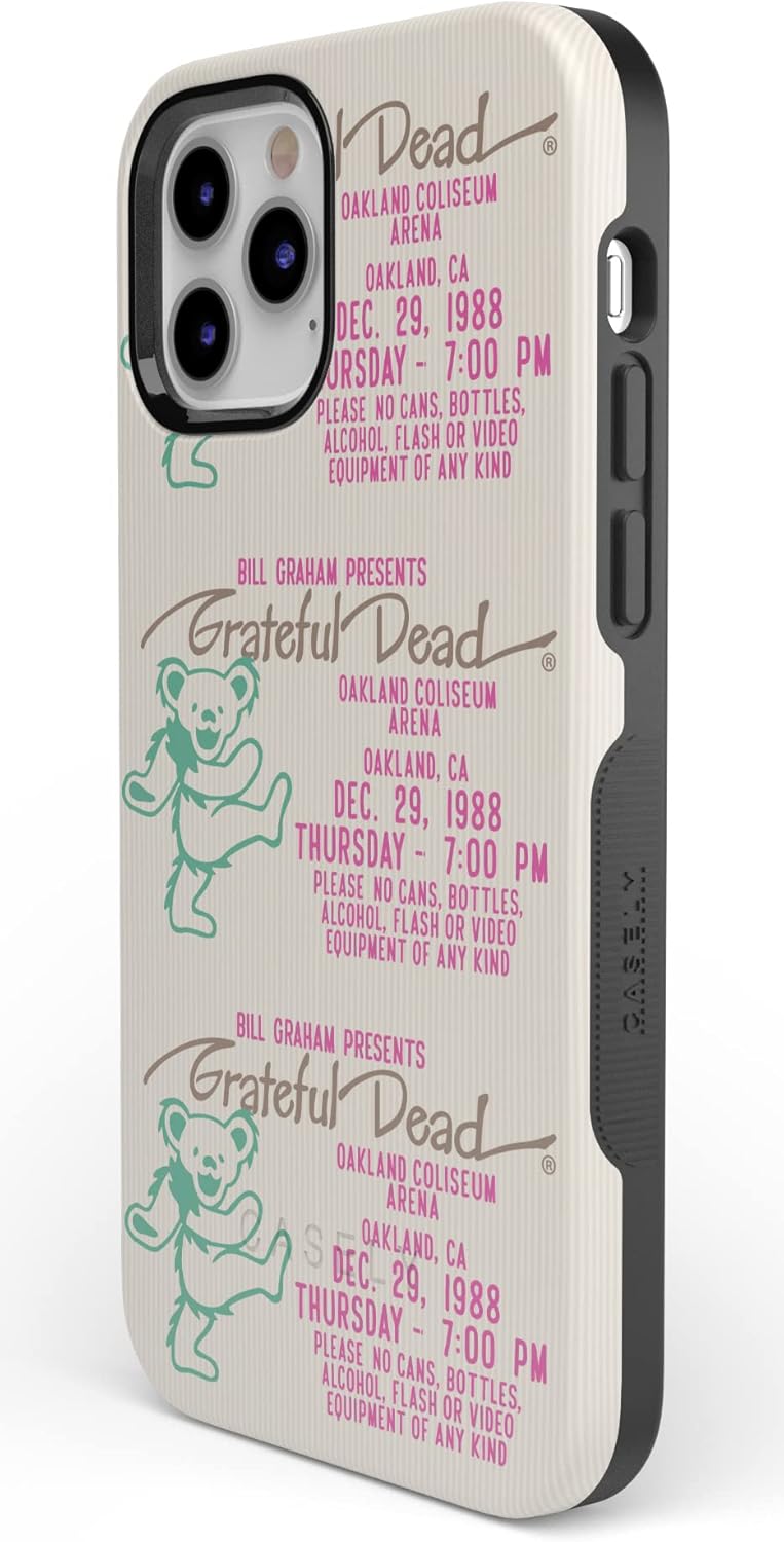 Casely iPhone 12 Pro Max Case | Miracle Ticket | Grateful Dead Vintage | Bold Protective Design