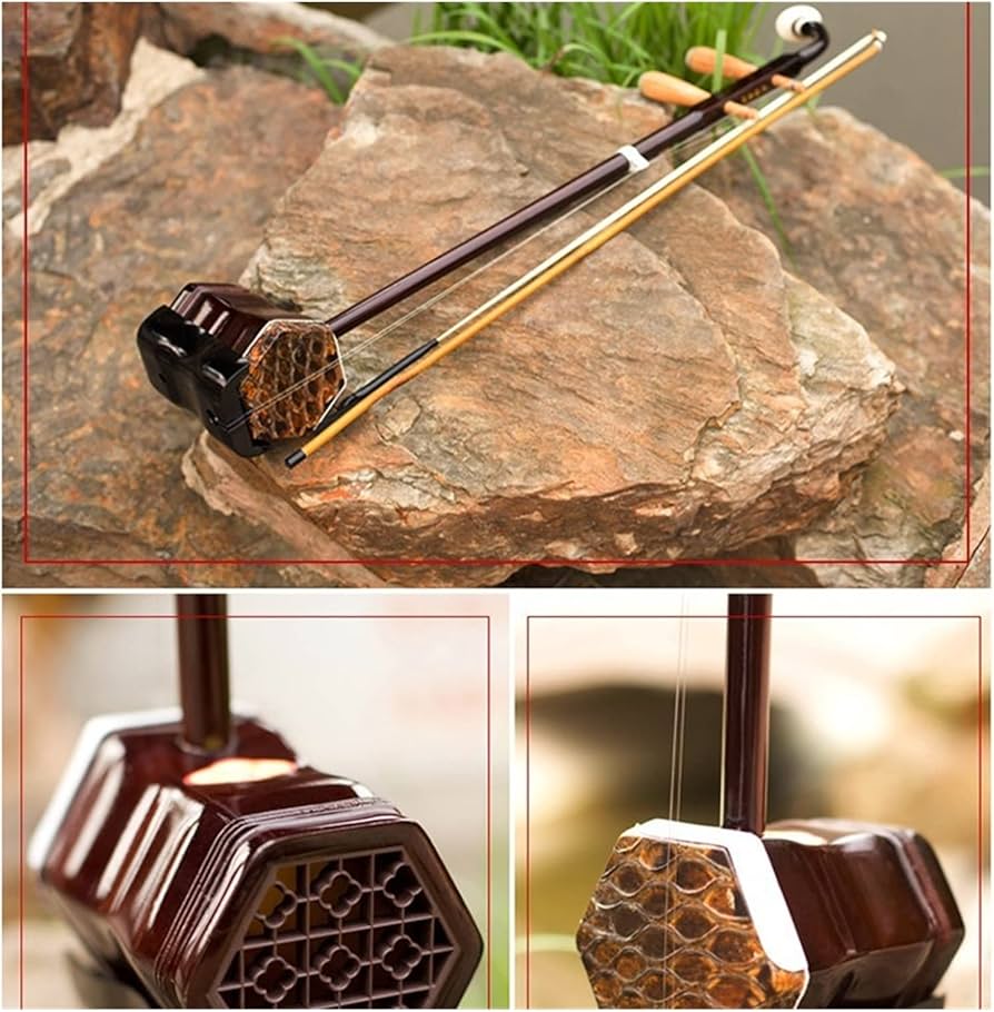 Amazon.co.jp: 二胡楽器 二胡手作りの中国の民族楽器 木製コンサー