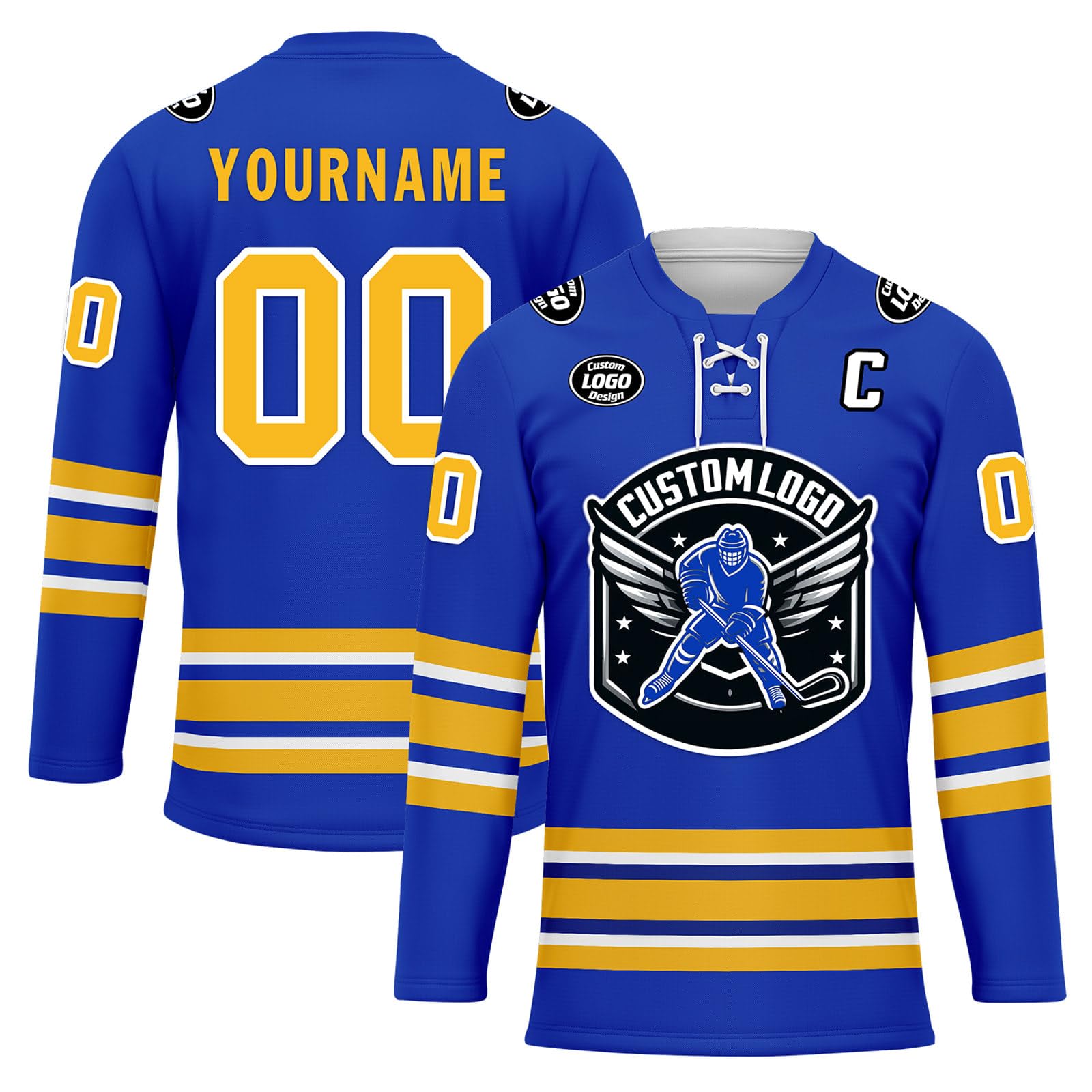 Custom Ice &amp; Field Hockey Jersey for Men Women Youth, Personalized Practice Training Team Uniform Sports Outfit