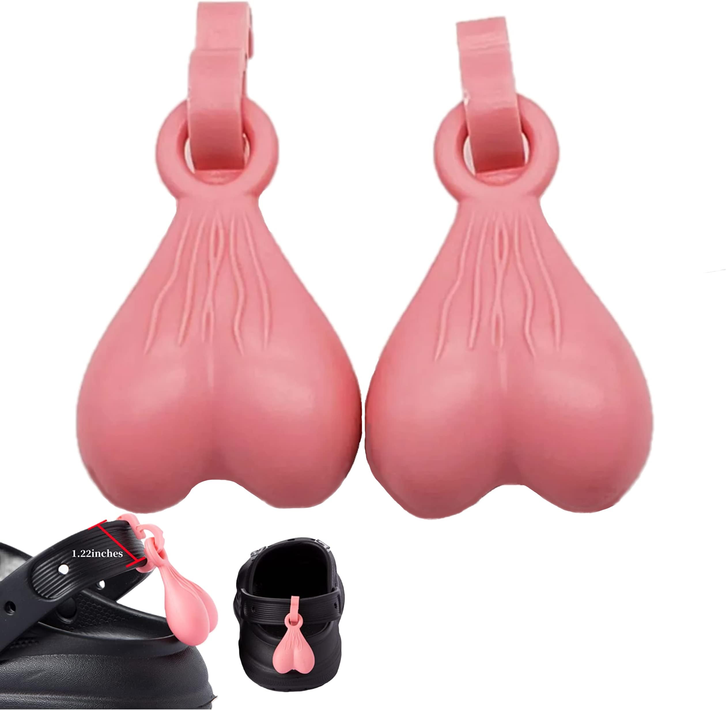 Nuts & Ballsack Shoe Charms for Crocs - Accessories for Croc Shoes
