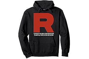 Team Rocket Hoodie: Game Day Essential for Pokemon Trainers