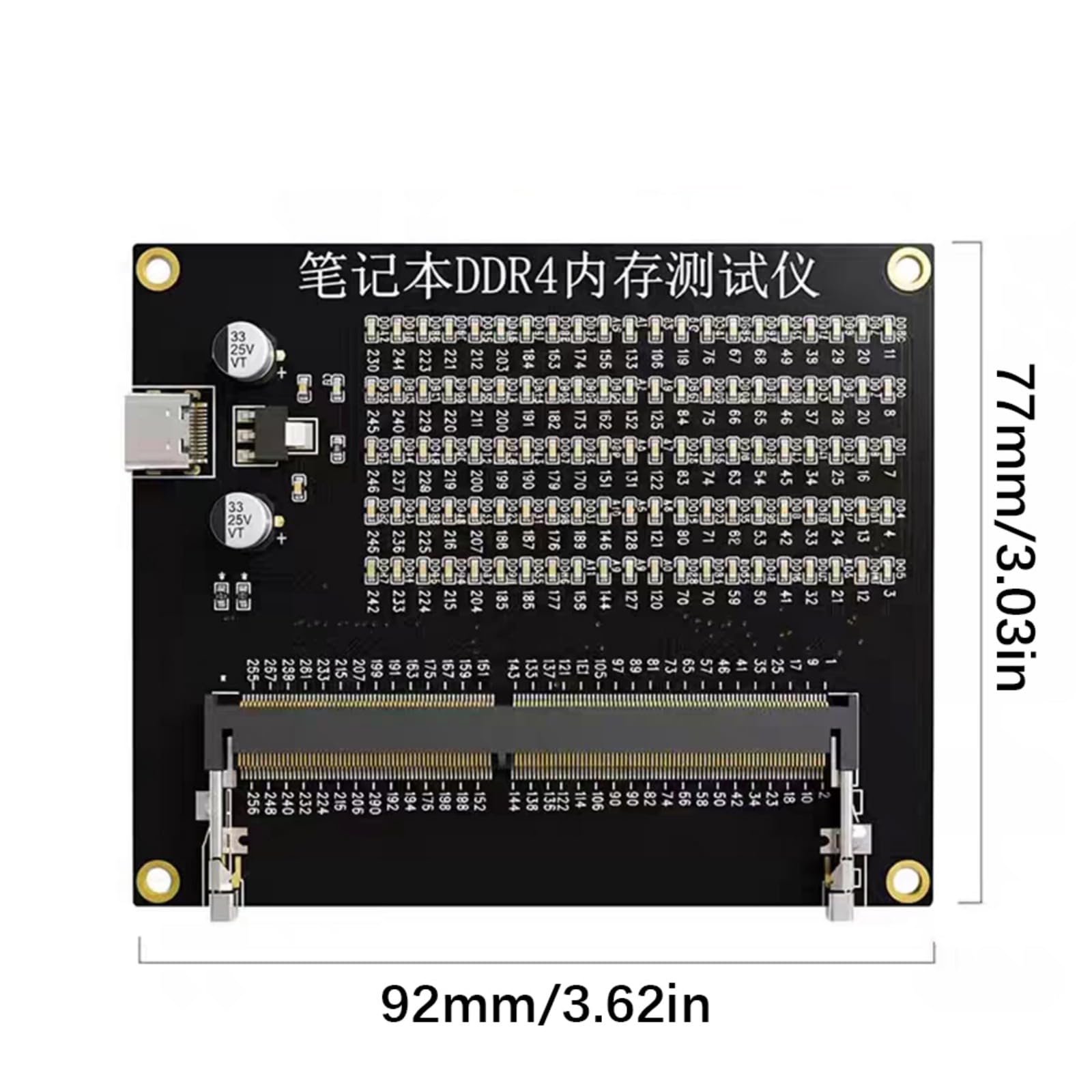 Tester Memoria DDR4, Scheda della Memoria del Tester