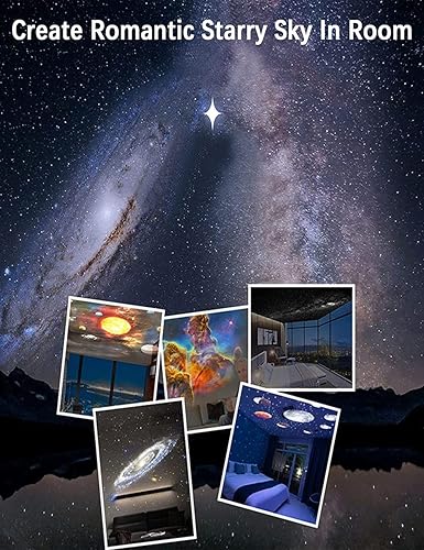 Miniatura 2 de Galaxy Projector, 13 in 1 Planetarium Star Projector for Bedroom Decor, 360° Rotating Nebula Projector Lamp, Timmer Starry Night Light Sleep