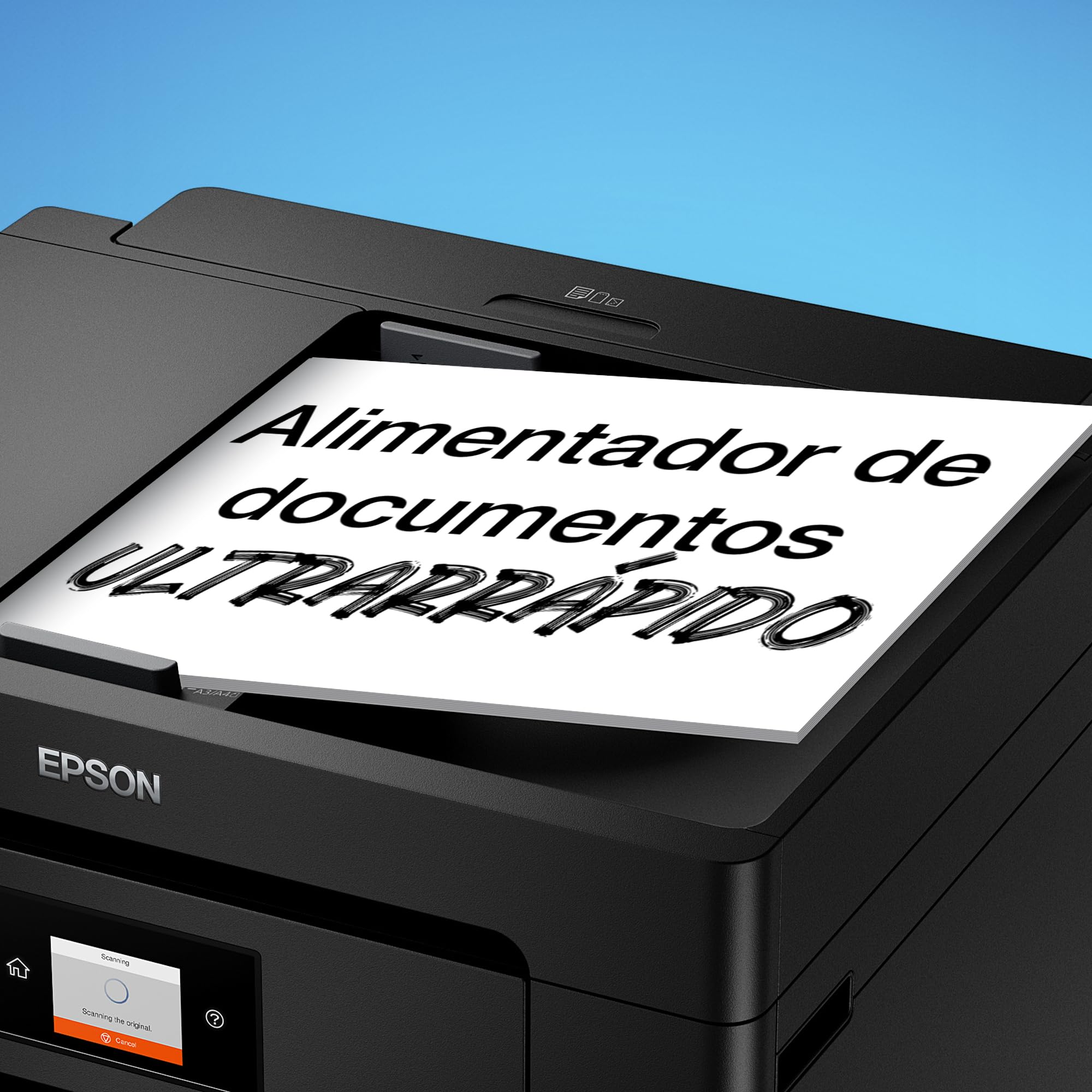 Epson EcoTank ET-M16600 I Impresora de Depósito de Tinta | Impresión Monocroma | Wi-Fi | A3+ | Imprime Doble Cara | Imprimir, Copiar, Escanear | Pantalla Táctil 6.8cm | ADF