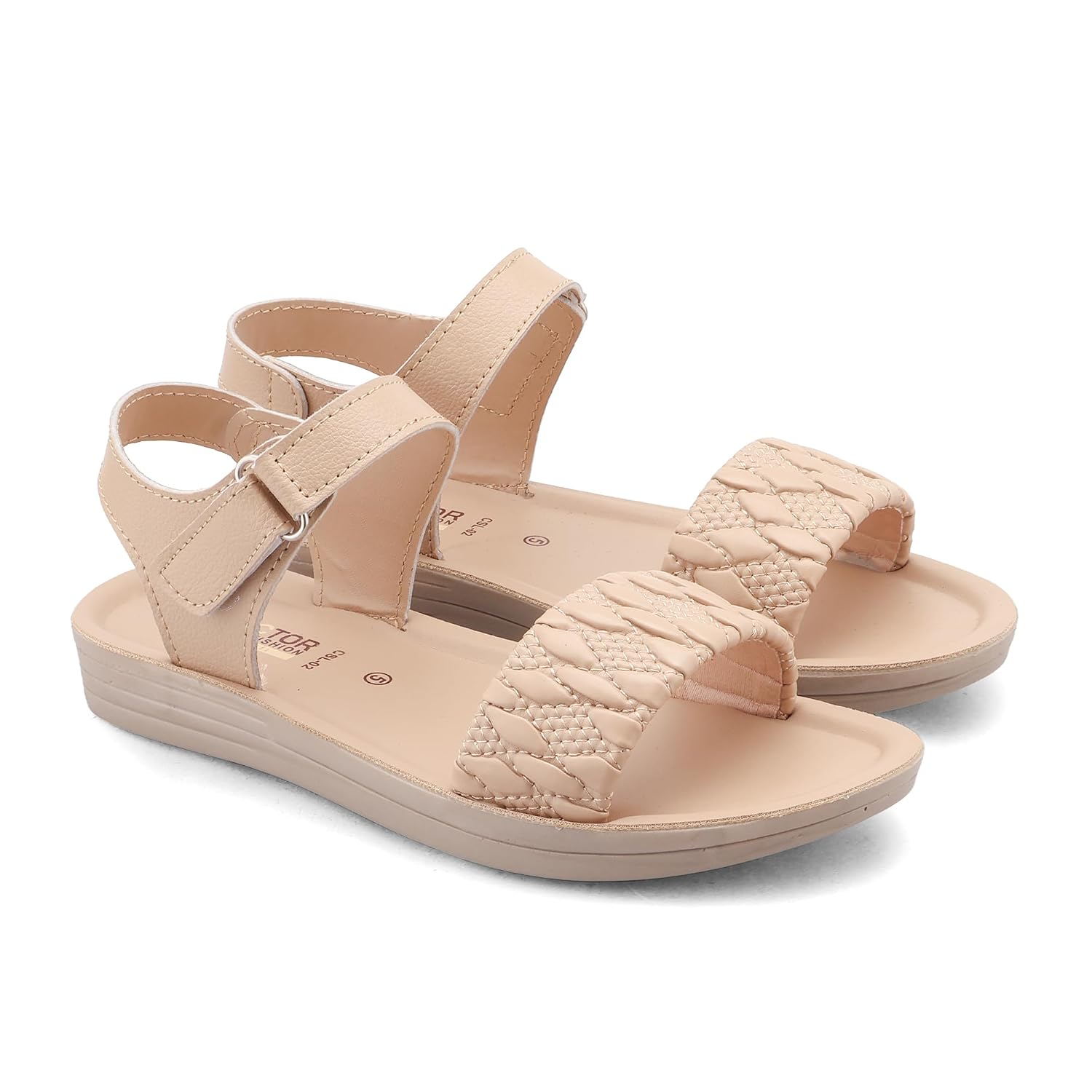 ASIAN CSL-02 Women’s Stylish Lightweight Sandals | Soft Cushioned Comfort, Velcro Fit, Fashionable Design for Office, Casual Outings & Daily Use ASIAN CSL-02 Women’s Stylish Lightweight Sandals | Soft Cushioned Comfort, Velcro Fit, Fashionable Design for Office, Casual Outings & Daily Use