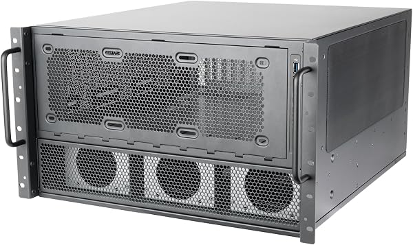 SilverStone Technology RM600, 6U Rackmount Chassis Featuring Dual PSU Compatibility and Triple 360mm Radiator Support, SST-RM600 - 2