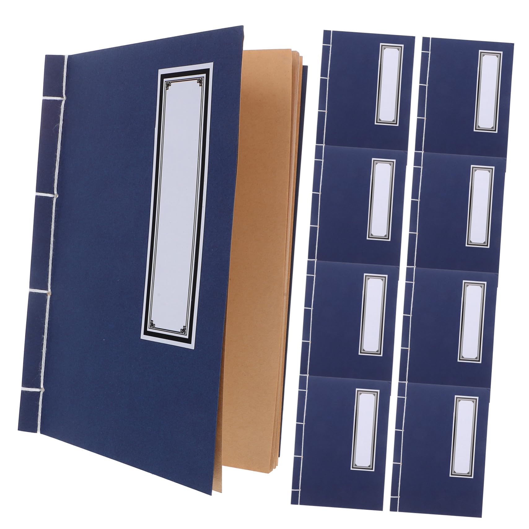 NUOBESTY 10 Pezzi taccuino quaderni di giornale quaderni per la scuola blocco note pad Notebook di riunioni per lavoro di calligrafia di scrittura carta kraft