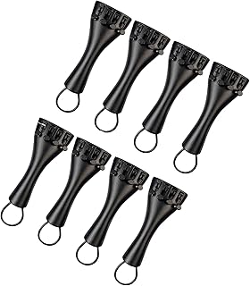 violin accessories 8PCS Violin Tailpiece For 4/4 3/4 1/2 1/4 1/8 Size Violin Tailpiece Aluminium Alloy Violin Accessories Replacement Parts (Color : 8PCS 1-8 Violin)