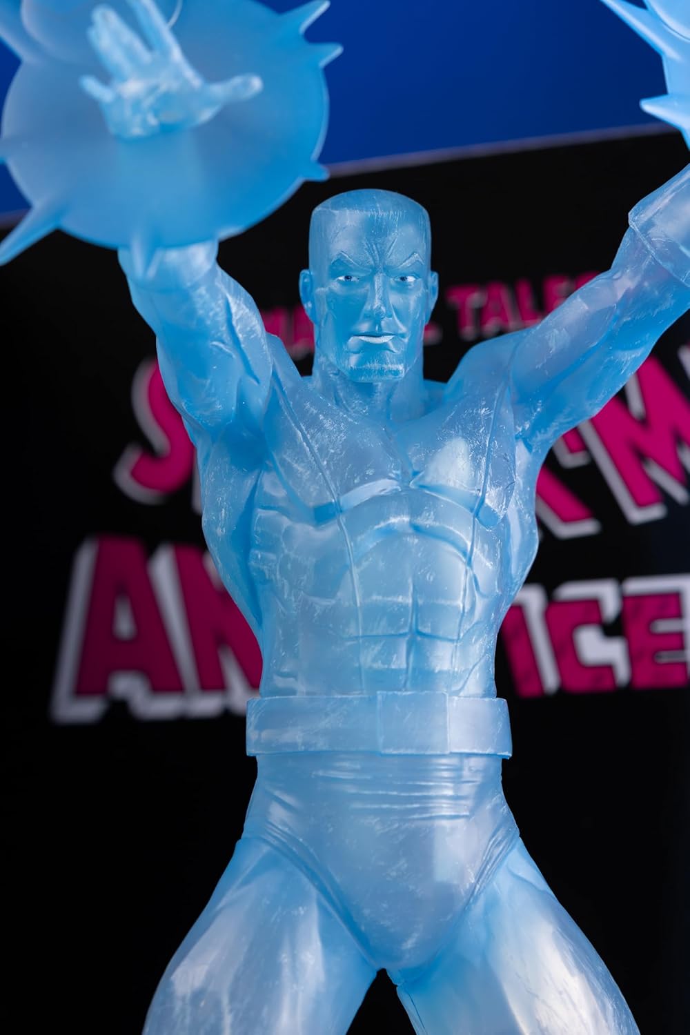 Marvel - 1:6th Scale Iceman Collectible with Scene (Marvel Tales #229) Red Platinum Edition - McFarlane Toys