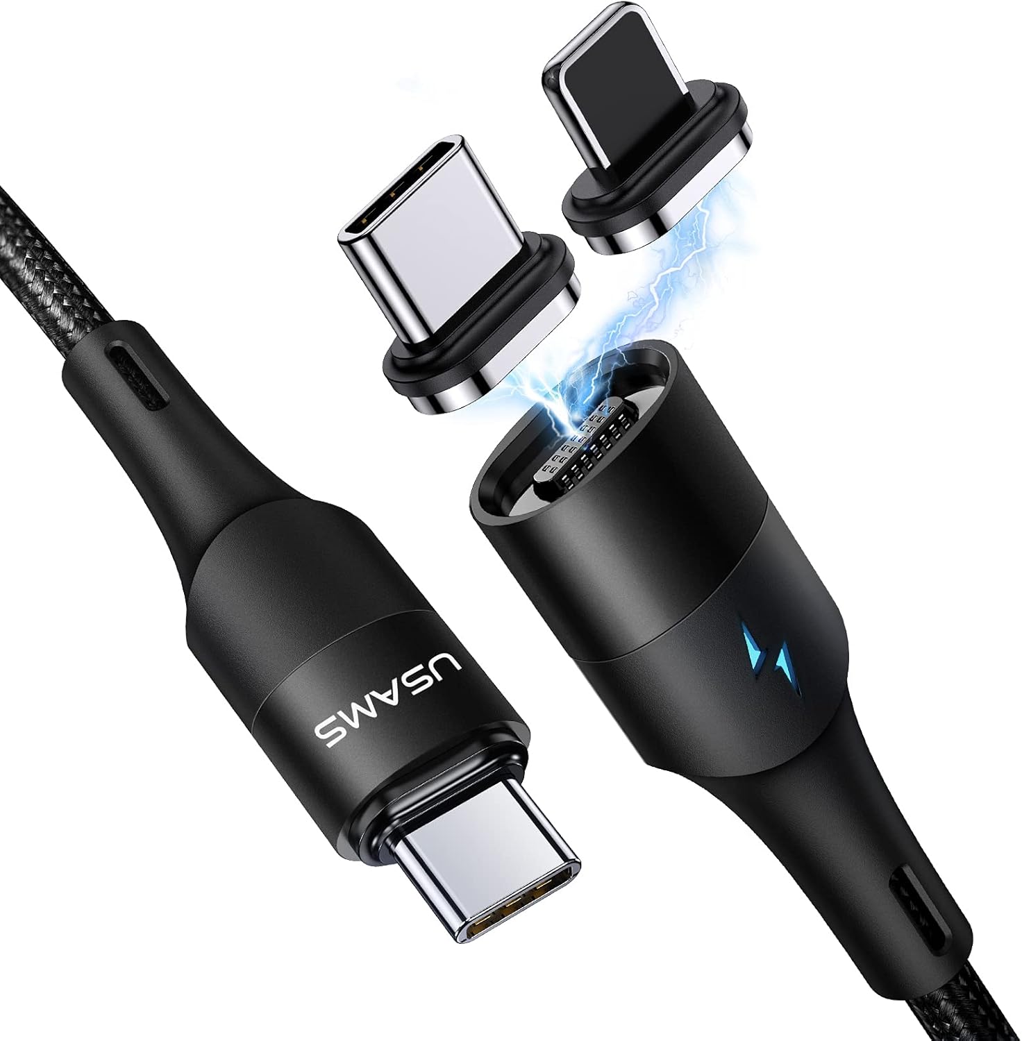 60W Charging Cable,Wiredge 4FT/1.2M USB C Multi