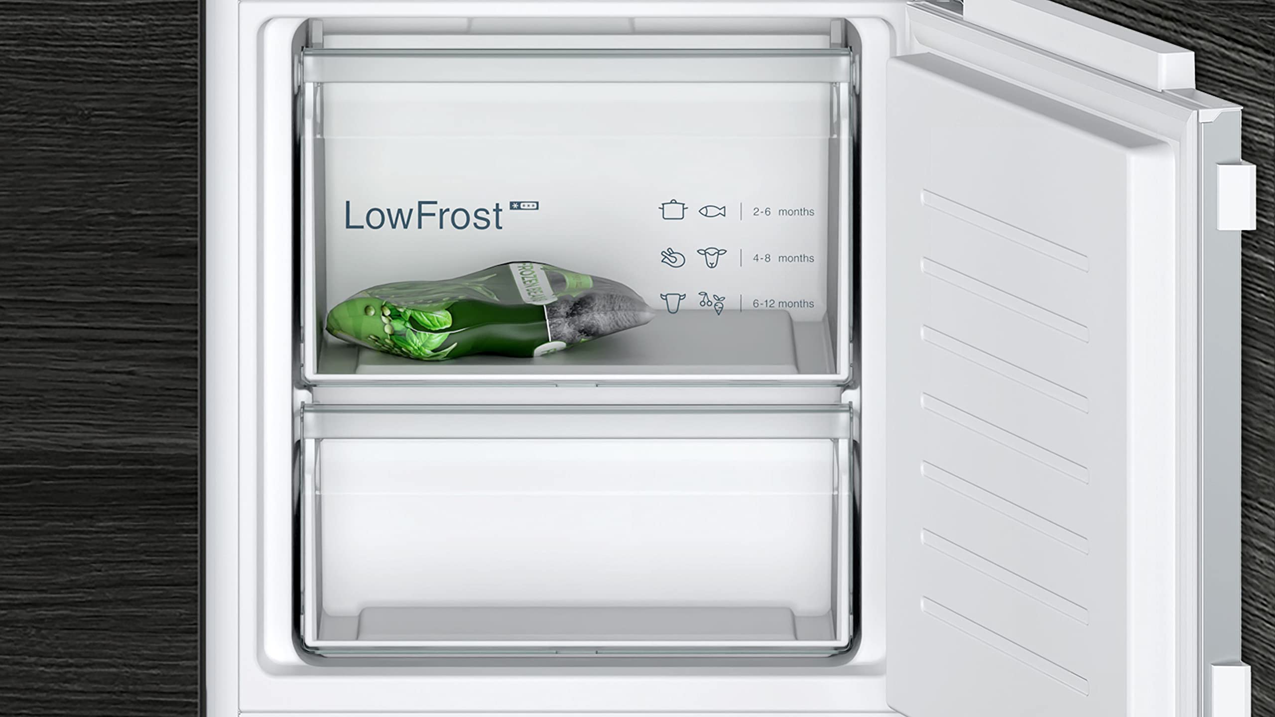 SIEMENS Réfrigérateur congélateur encastrable KI87VVFE1 IQ300, 270 litres, Low frost