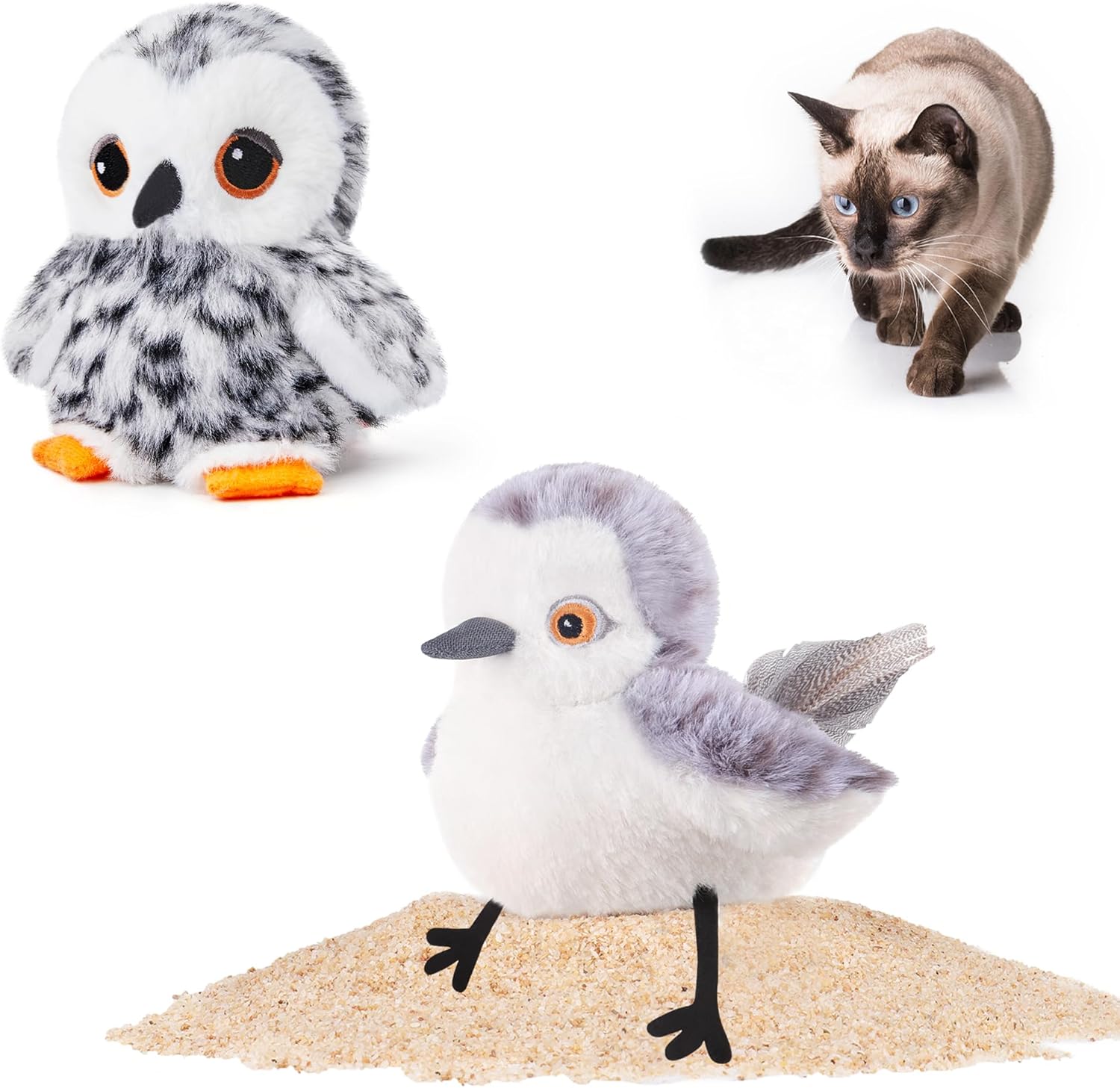 Potaroma Flapping Sandpiper and Flapping Snowy Owl