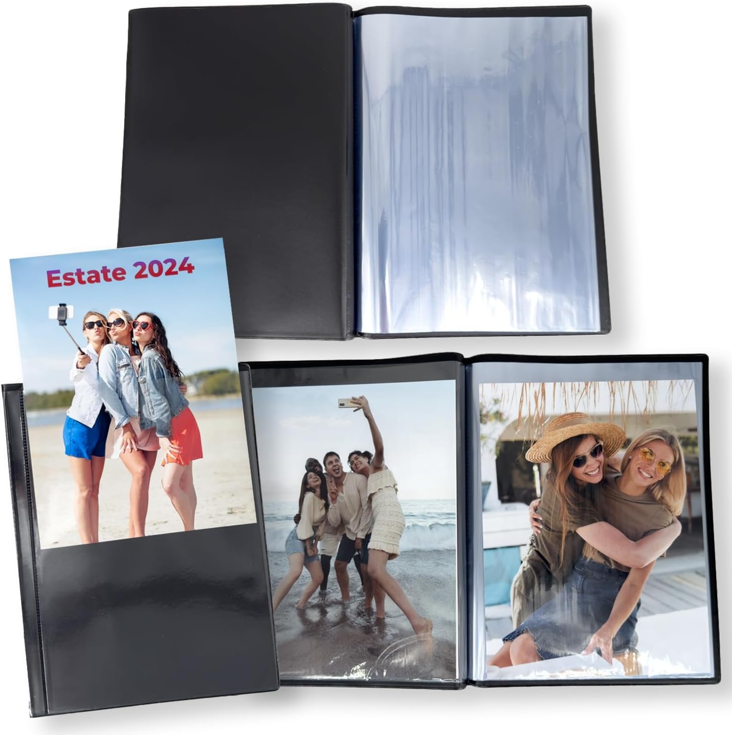 10 Album Fotografici 13x19 13x18 Copertina Morbida Personalizzabile Portafoto 13 x 19 13 x 18 da 18 Bustine Perfetto per Conservare fino a 360 Foto – Ideale per Foto, Menu, Cartoline, Schede, Ricette