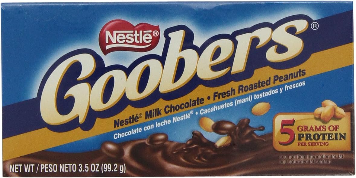 Nestle Goobers Box, 3.50-Ounce (Pack of 18)