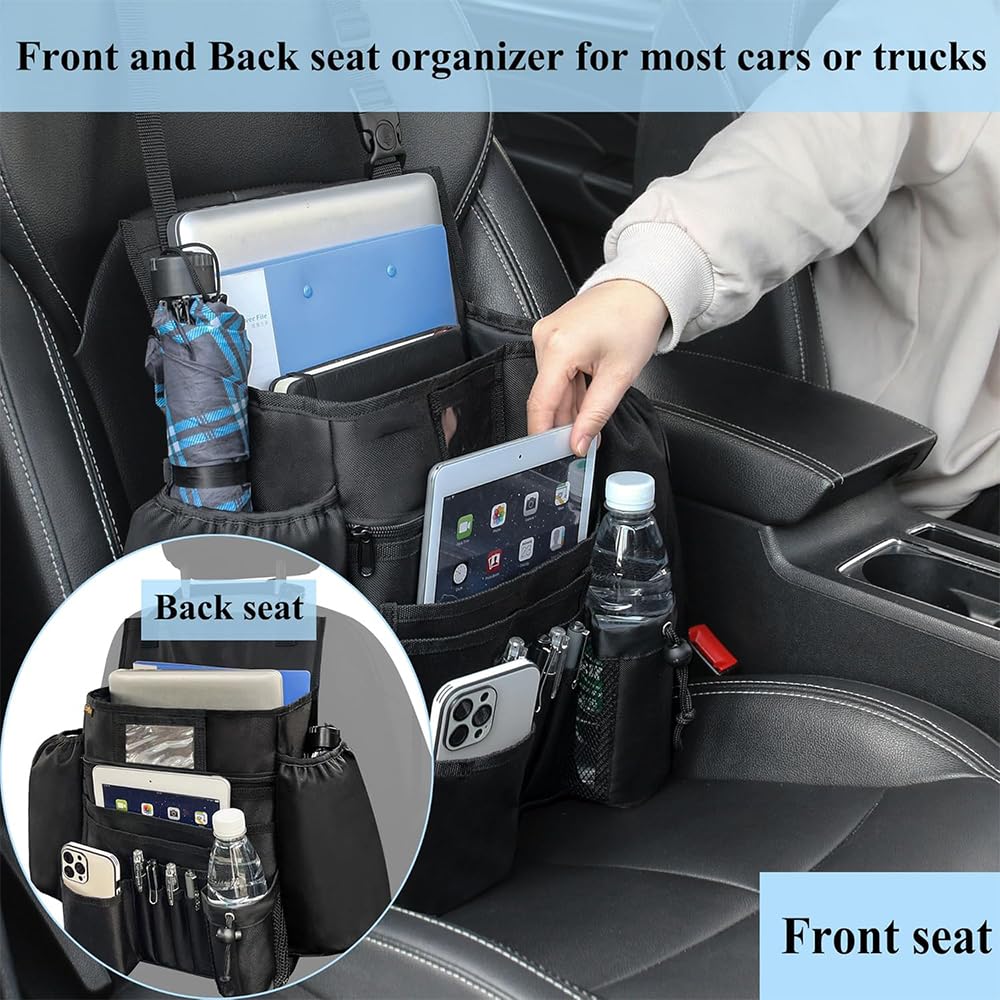 Organisateur Siege Avant Voiture pour RENAULT Wind Convertible 2010-2026
