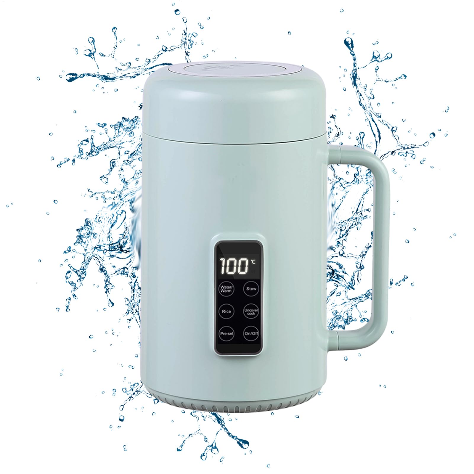 Marmite électrique portable, cuisinière à nouilles 1000 ml rapide antiadhésive indispensables pour chambre à coucher