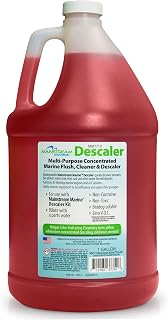 Mainstream Marine Descaler Solution, Multi-Purpose Descaling Solvent, Bio-Growth, Marine Boat Engine Flush and A/C Systems, 1 Gallon