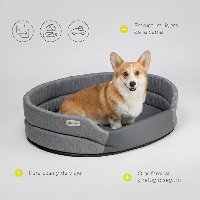 Foto 4 de 8 de Peluvio Arita Cama para Perros Impermeable y Antideslizante, Colchón para Perro sin Bordes Fácil de Limpiar