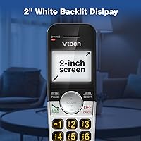 Vista 8 de VTech VG232 Teléfono inalámbrico con contestador automático - con pantalla grande, altavoz full-duplex, identificador de llamadas/llamada en espera