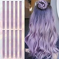 Vista 23 de SOFEIYAN Extensiones de cabello negro con clip, 10 unidades, extensiones de cabello negro de 22 pulgadas, extensiones de cabello sintético