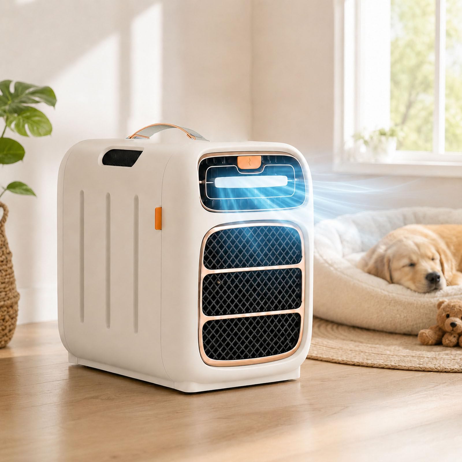 Portable Tent Air Conditioner 4800 BTU With Remote Control, Camping AC Unit