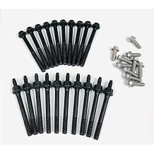 مجموعة مسامير الغطاء الرئيسية متوافقة مع محركات 2000-15 GM LS1 LS2 LS6 LS7 LS9 12560273 12560272 12556127