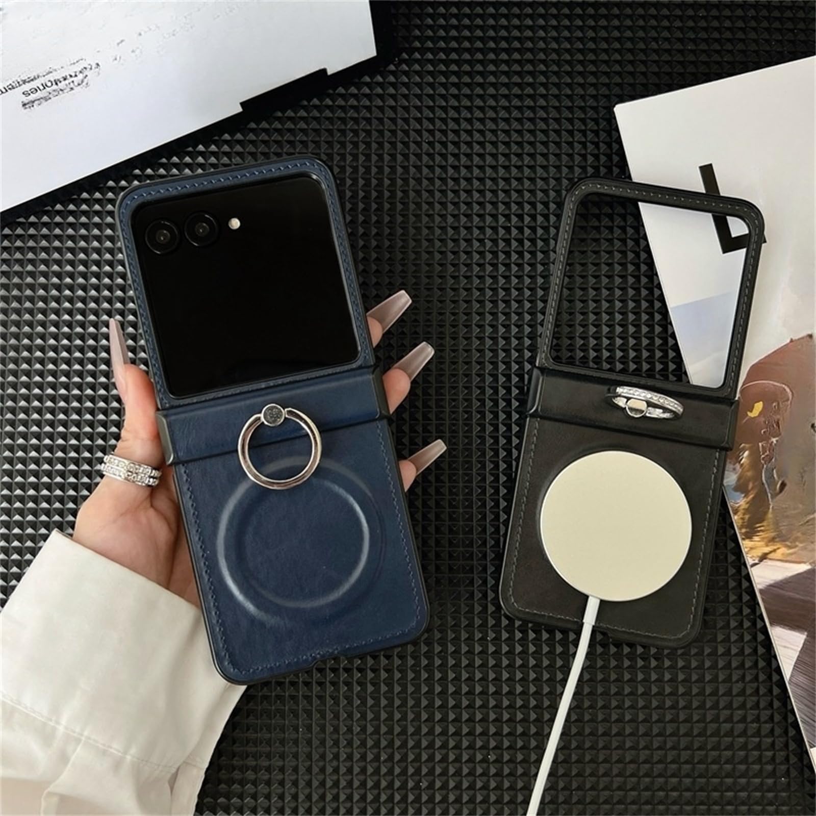 Amazon.co.jp: モトローラ スマホケース 50 リング付き magsafe対応 耐