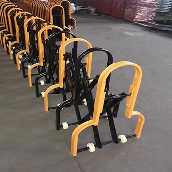 Expandable Mobile Barricade Mobile Yellow Barrier Gate for Lift Maintenance, Foldable Internal Insulated Barricade, Pedestrian Roadblock Traffic Fence - 100cm Height Yellow 5m