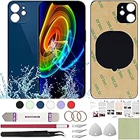 Vista 43 de Funda trasera de repuesto compatible con iPhone 11 de 6.1 pulgadas + herramientas profesionales (negro)