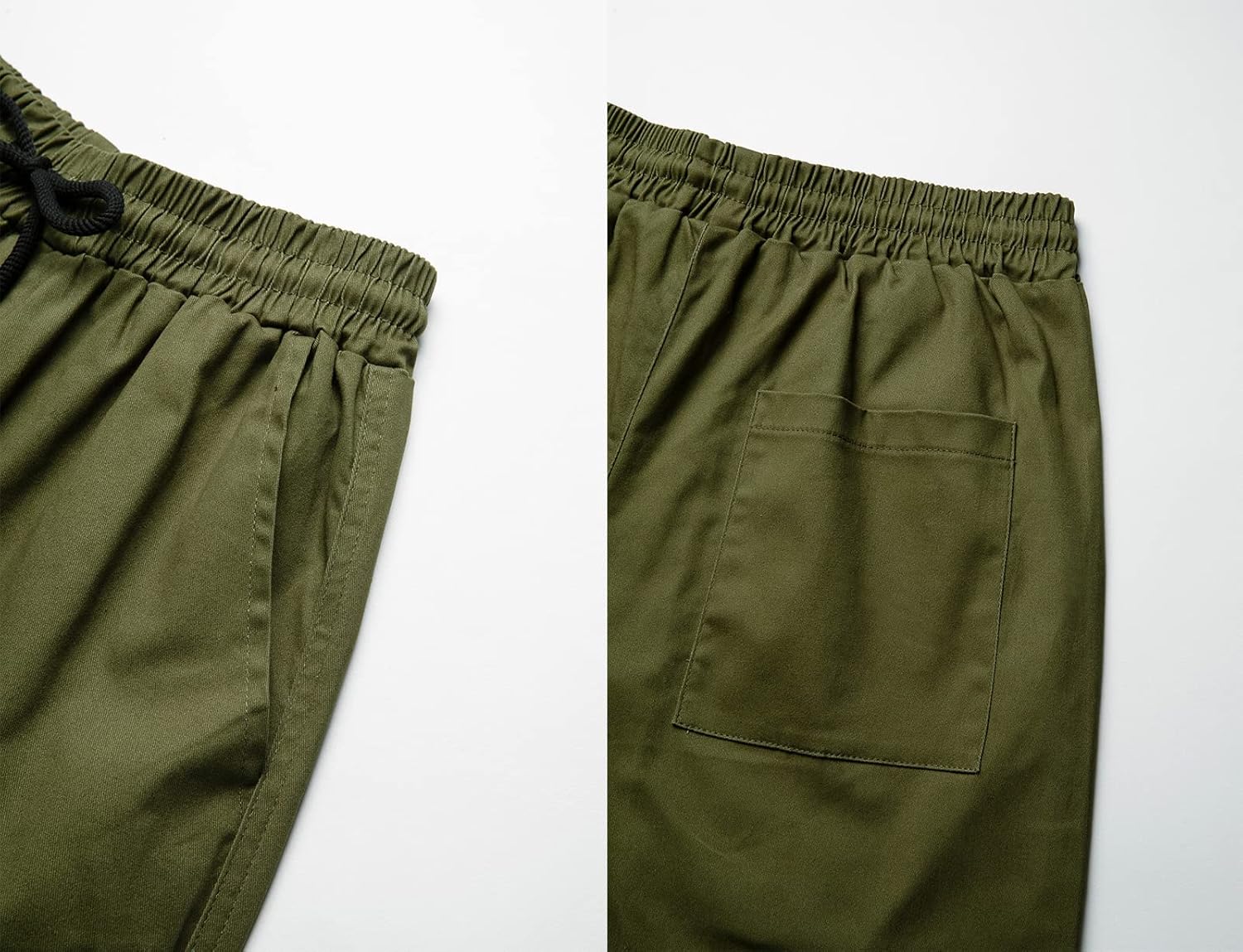 THWEI Mens Cargo Pants Casual Joggers Athletic Pants Cotton Loose Straight Sweatpants - Image 6