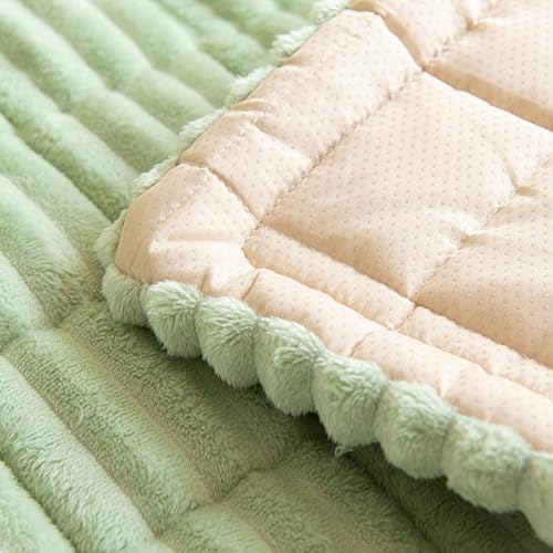 Miniatura 64 de vctops Funda de Sofá a Rayas de Pana Súper Suave Funda de Sofá Seccional Lavable Antideslizante Protector de Muebles para Niños Perros Mascotas, 1