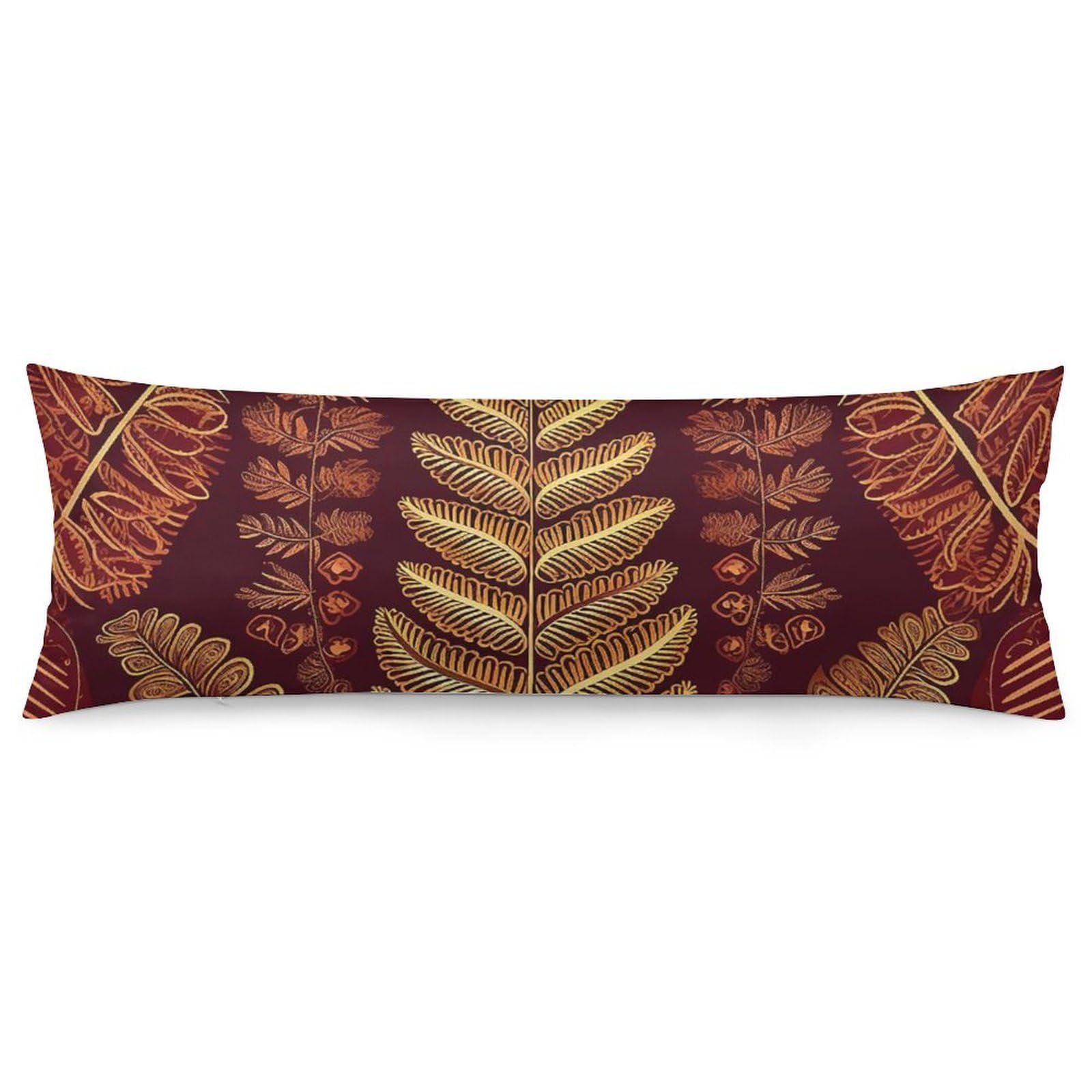 Taie d'oreiller en tissu doux marron doré, cadeau idéal femme et homme