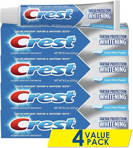 Pasta dental de gel liquido Crest Complete, múltiples beneficios, Blanqueador Plus Extrema Herbal Menta Expresiones 4.6onzas, Menta cool