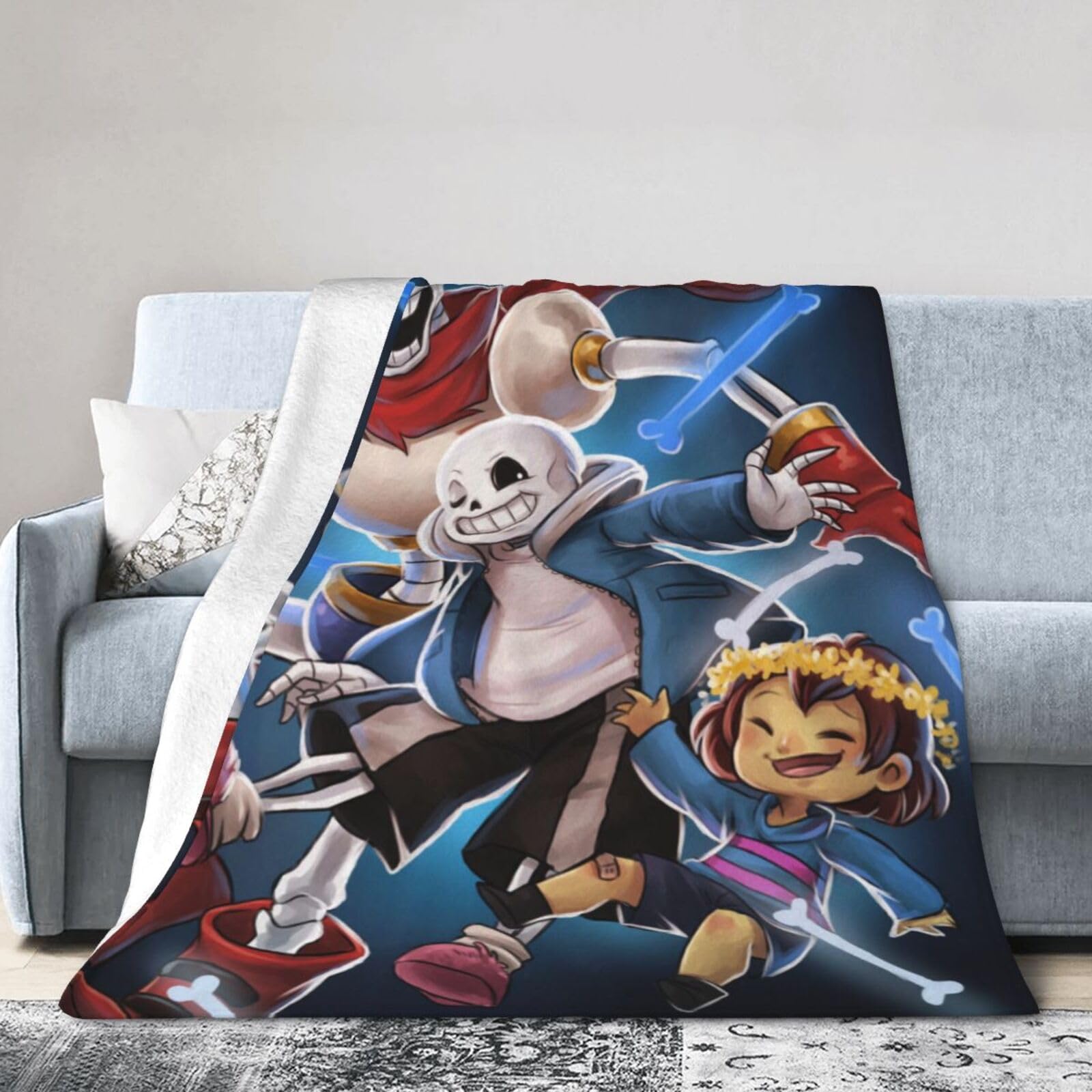 Amazon｜毛布 アンダーテール Undertale ブランケット 厚手 フランネル