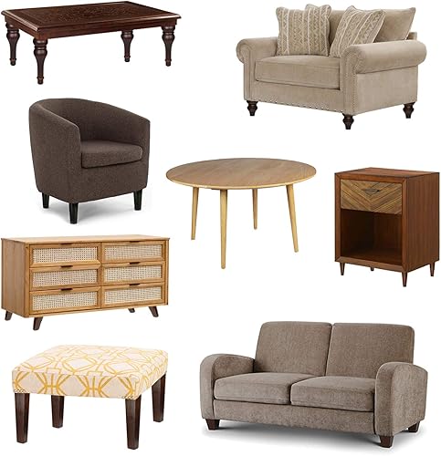 Miniatura 24 de AORYVIC Patas de sofá de madera de 3 pulgadas, patas de sofá universales, elevadores de cama, patas de repuesto para futón, otomana, asiento de dos