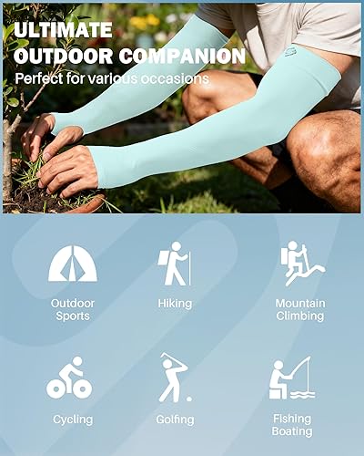 Miniatura 6 de Mangas de brazo para hombres y mujeres, calentadores de tatuajes, protección solar UV UPF 50