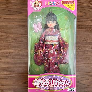Amazon | 希少品 ? きもの リカちゃん 日本製 ? ?品 ピンク小花模様