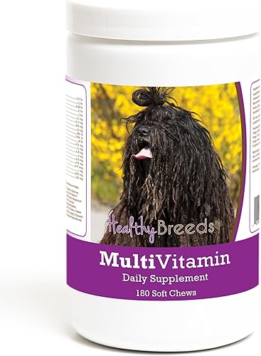 Miniatura 67 de Healthy Breeds Bulldog Multivitamínico Masticable Suave para Perros 180 Recuento