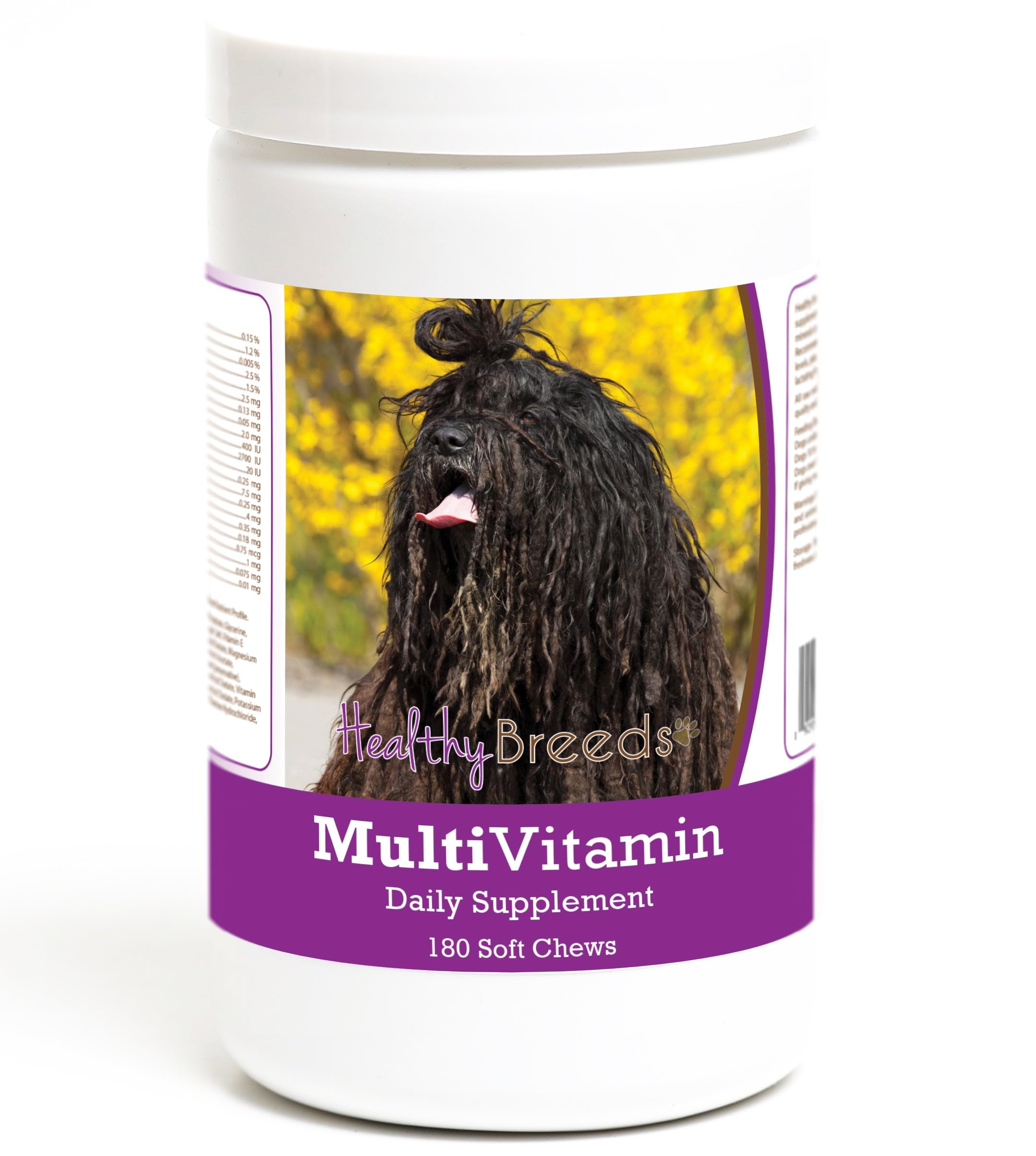 Healthy Breeds Bergamasco Multivitamin Soft Chew for Dogs 180 Count