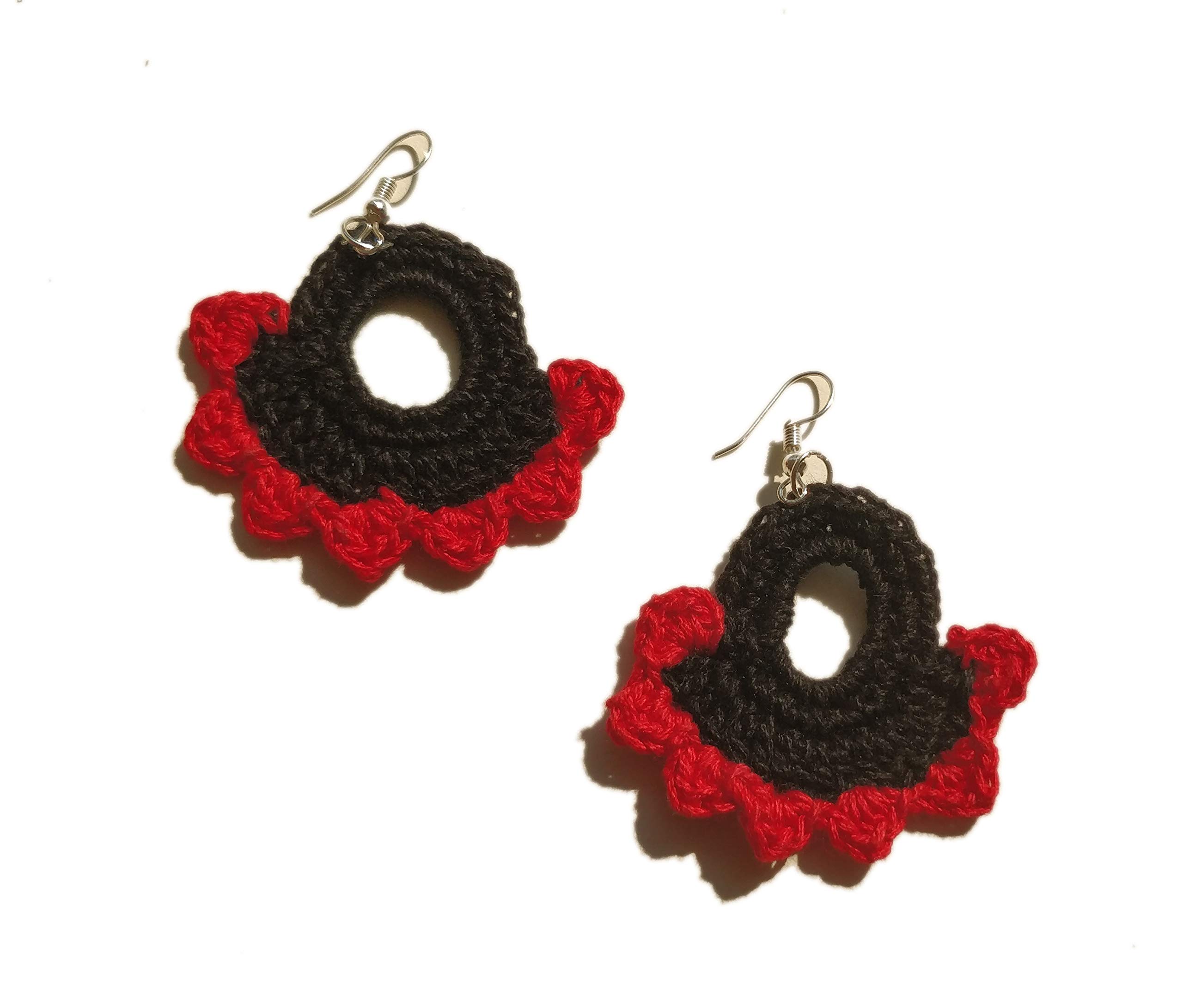 See full amazon price history chart for Mauve purple crocheted cotton thread circular trendy boho earrings for women and girls handmade earrings with silver hooks (Dual tone black and red hook earrings) Mauve purple crocheted cotton thread circular trendy boho earrings for women and girls handmade earrings with silver hooks (Dual tone black and red hook earrings) (B08W43PMQH) Amazon Price History, Amazon Price Tracker