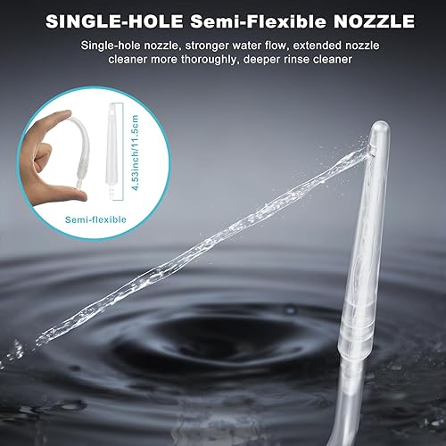 Miniatura 6 de Kit de enema eléctrico, enemas para limpieza de colon para mujeres y hombres, 1-100 niveles de control de velocidad de flujo de agua con pantalla