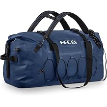 HEETA Waterproof Duffel Bag Travel Motorcycle Dry Bag Backpack 60L/80L/110L | Extra Large Rolltop Duffle Bags with Straps & Handles for Kayaking Boating Canoeing Camping Hiking Beach Cruise Ship Gym