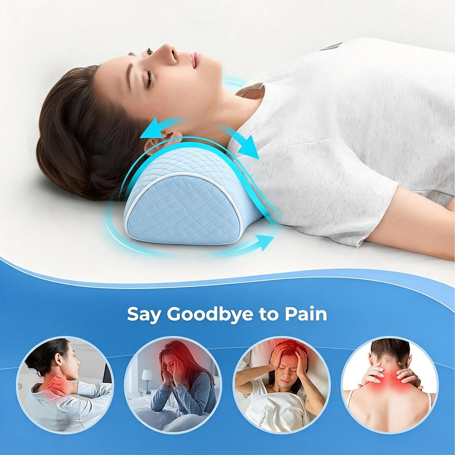 Cervical Pillows for Neck Pain Relief,Neck Pillow for Sleeping