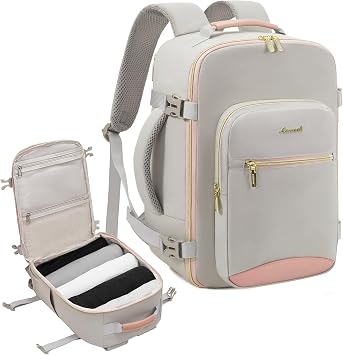 LOVEVOOK Ryanair Handgepäck 40x30x20, Handgepäck Rucksack Tasche Reiserucksack Flugzeug, Carry On Hand Luggage Travel Backpack für 13, 3 Zoll Laptop Damen Herren, Klein Cabin Bag Eurowings Wizz