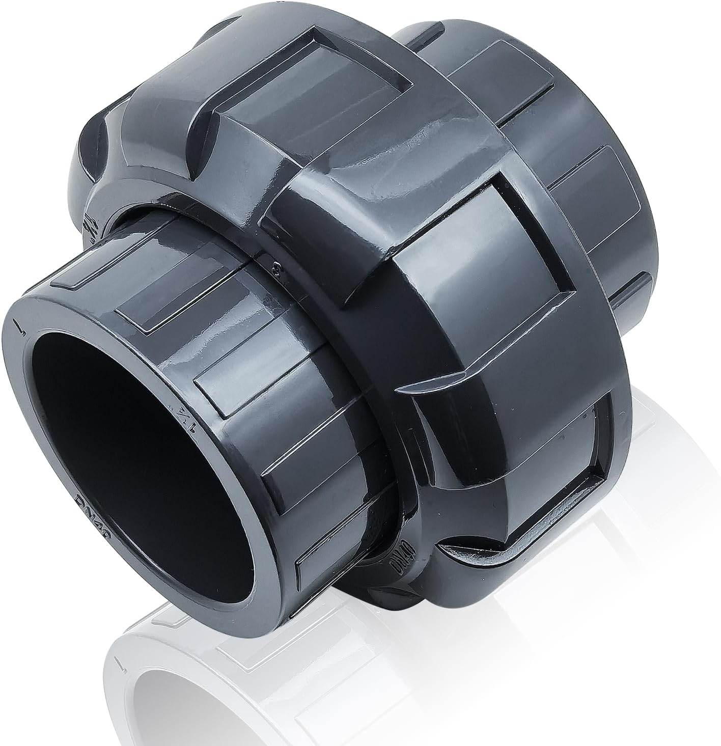 PVC Union Pipe Fittings, 1Pc 4inch Slip Union Coupling